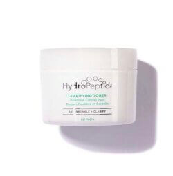 Hydropeptide clarifying toner pads sold at emma j aesthetics, a form of anti-ageing treatment in inverness